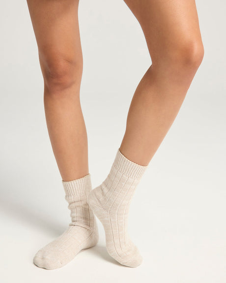 Calzini 2 pezzi / Nero e beige