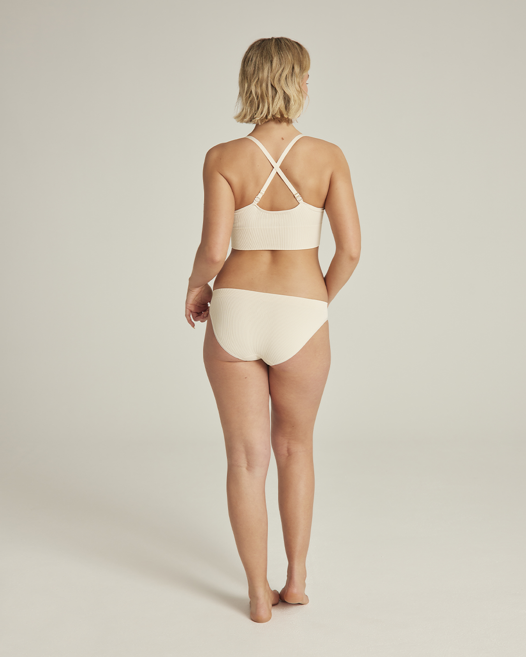 Confezione da 3 slip / Nero e Beige