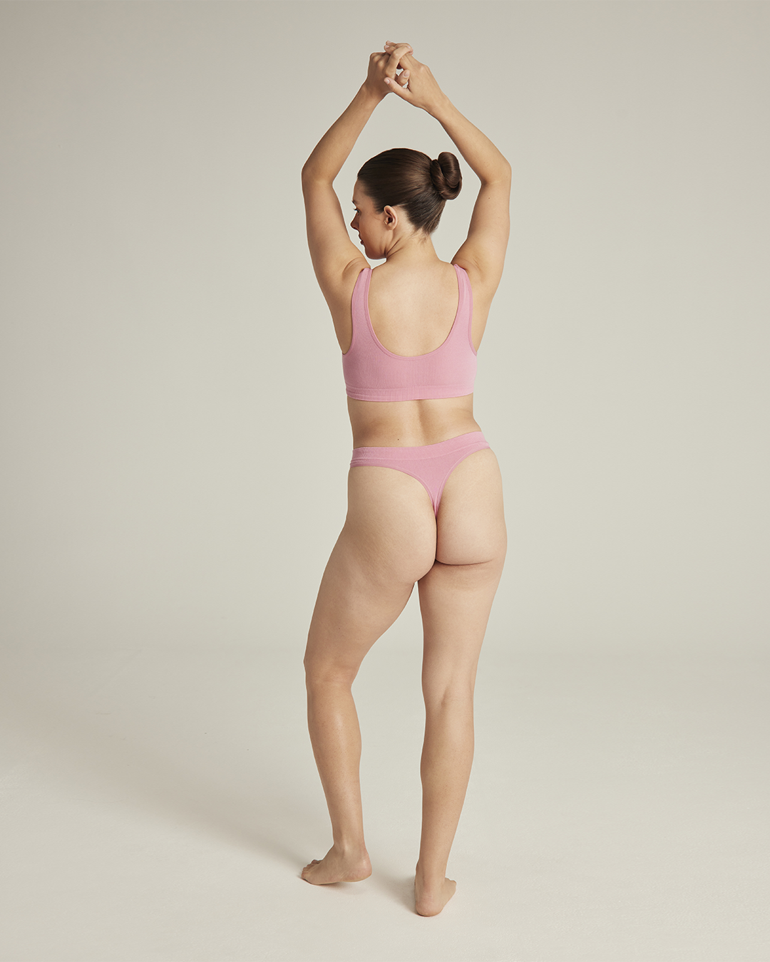 Seamless Crop Top / Pink