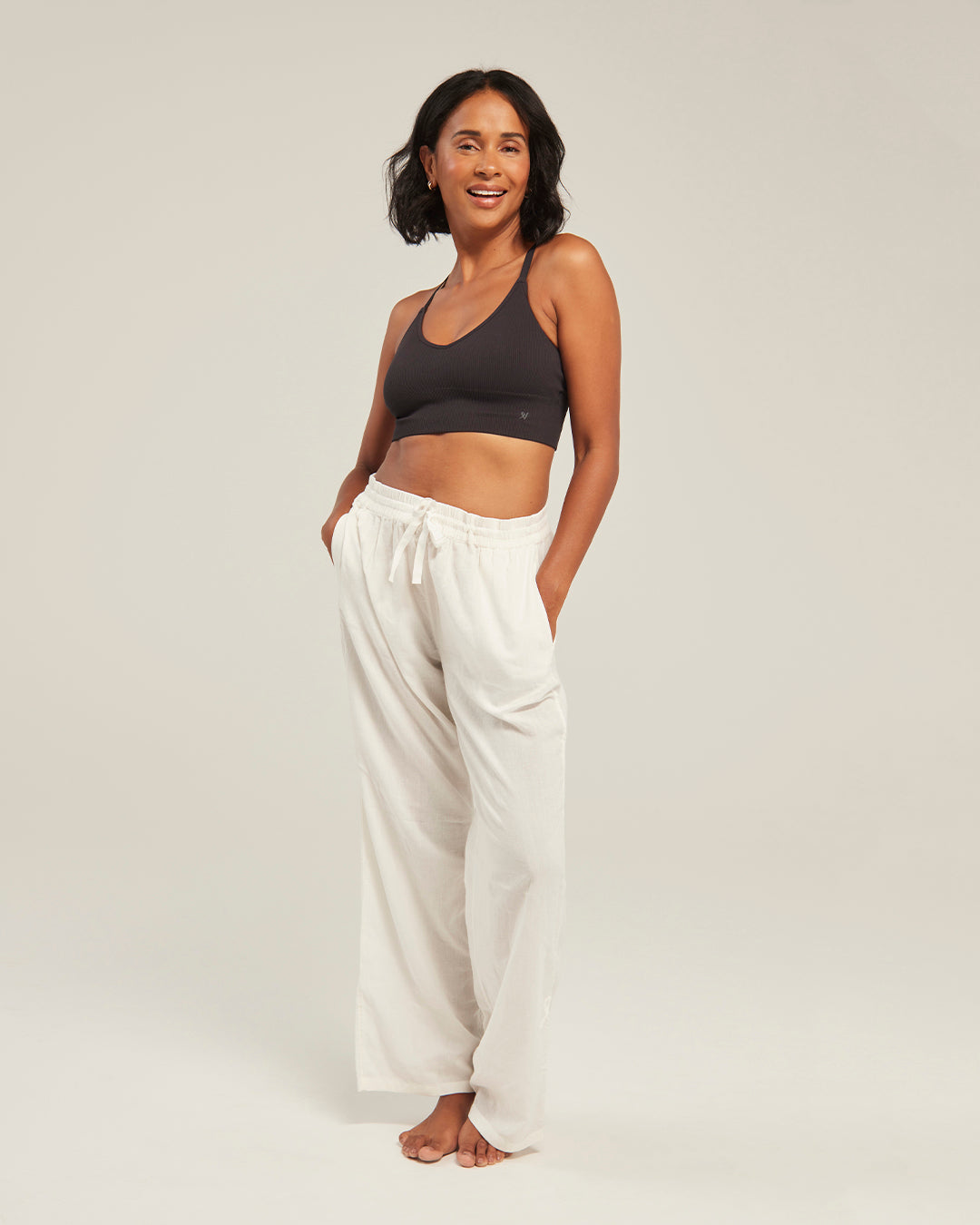 Pantalone classico / Bianco