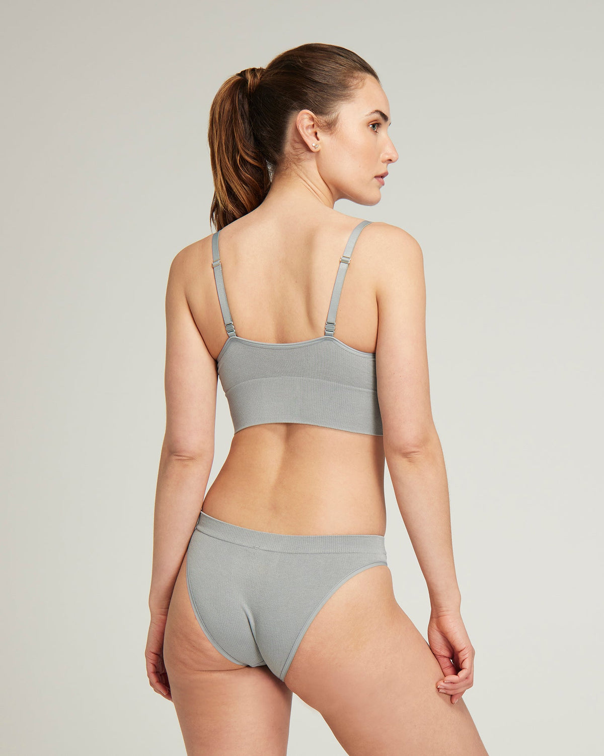 Seamless Bralette 2 Pack / Grey & Pink