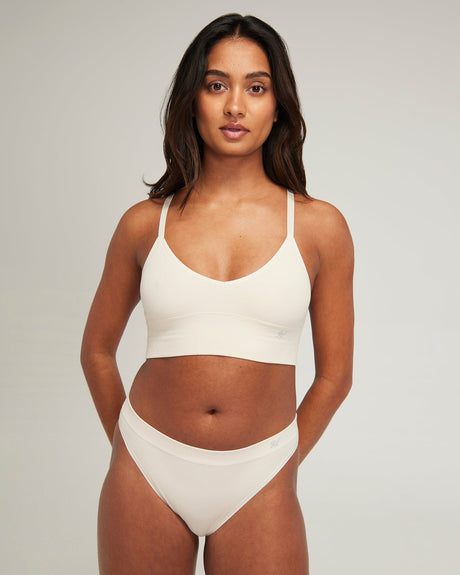 Seamless Bralette 2 Pack / Pink & White