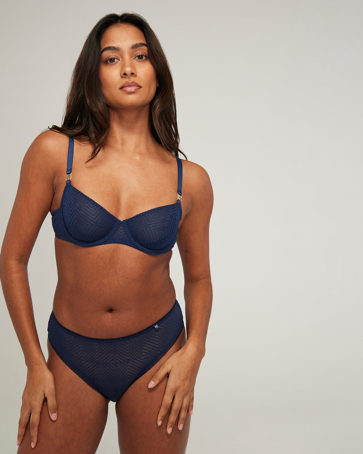Lift Balcony Bra / Navy