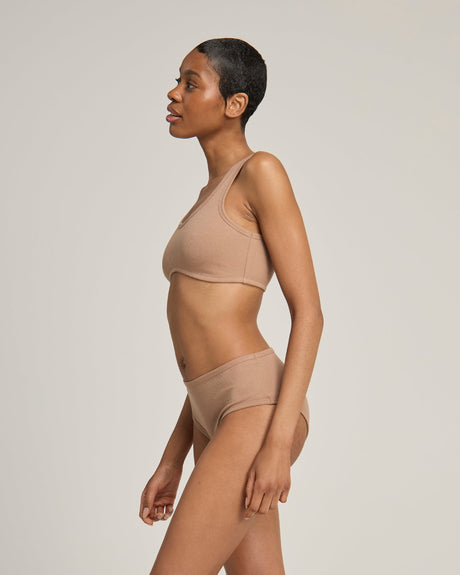 Dip Front Bralette / Bare 03