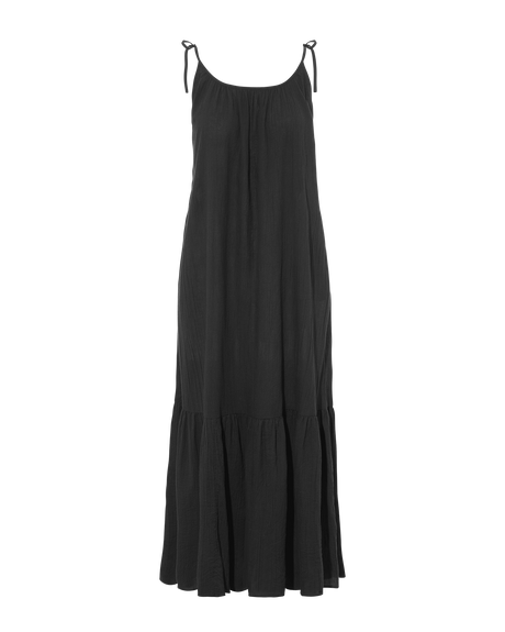 Abito a trapezio / Nero