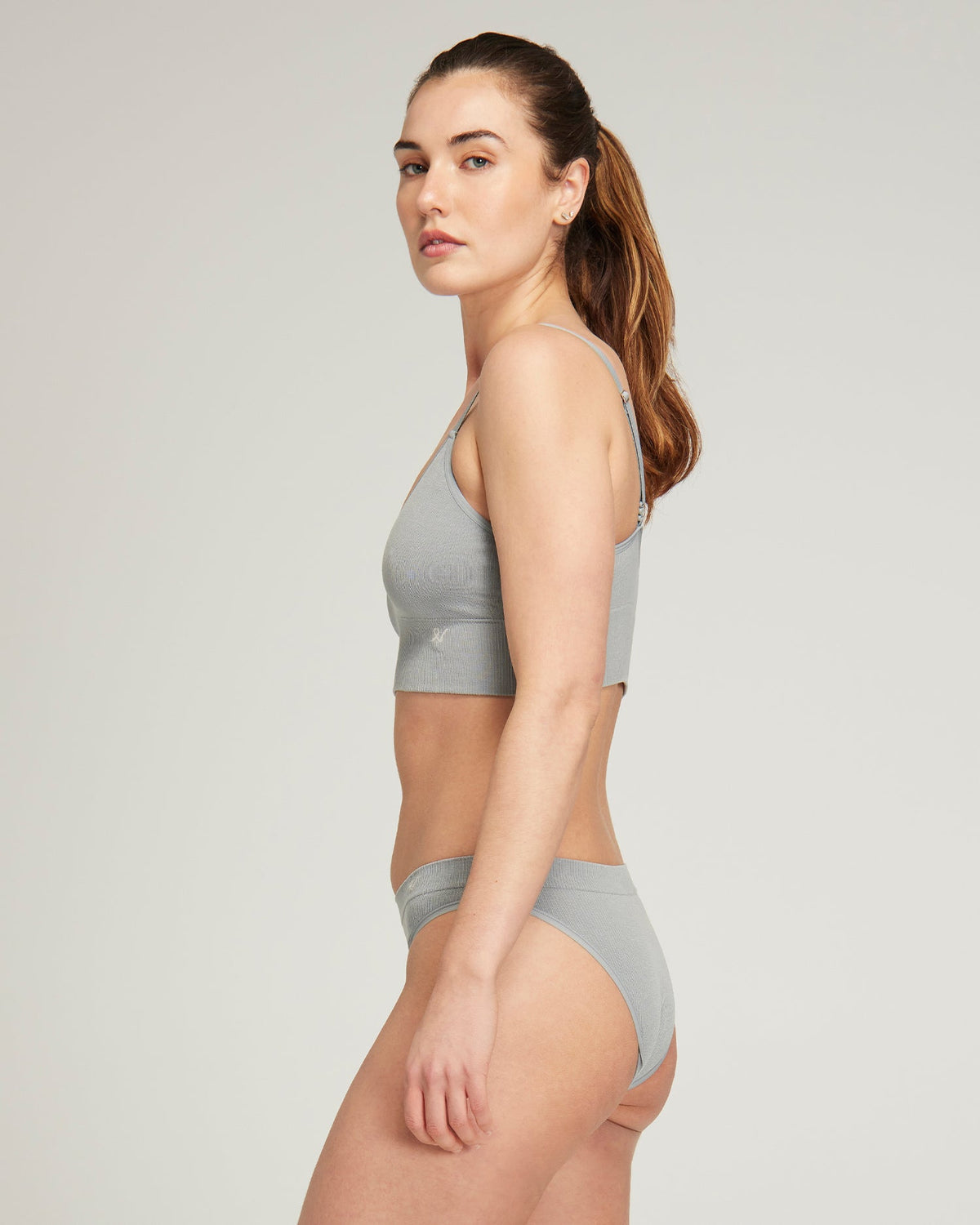 Seamless Bralette 2 Pack / Grey & Pink