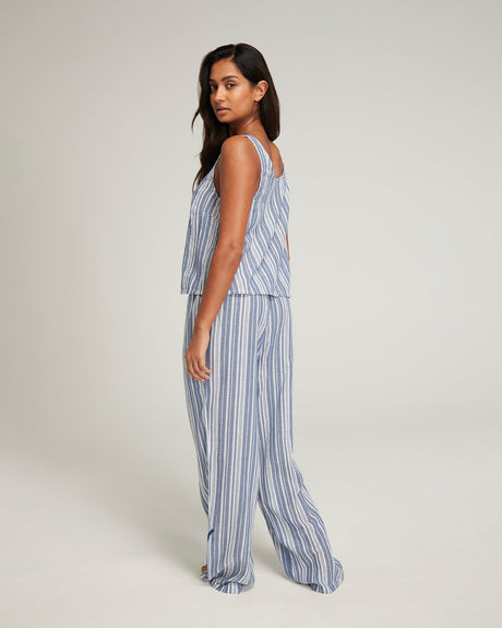Canotta / Strisce blu navy