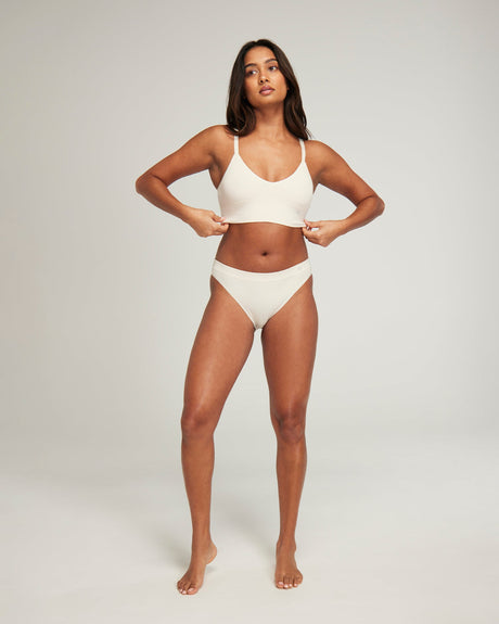 Seamless Bralette / White