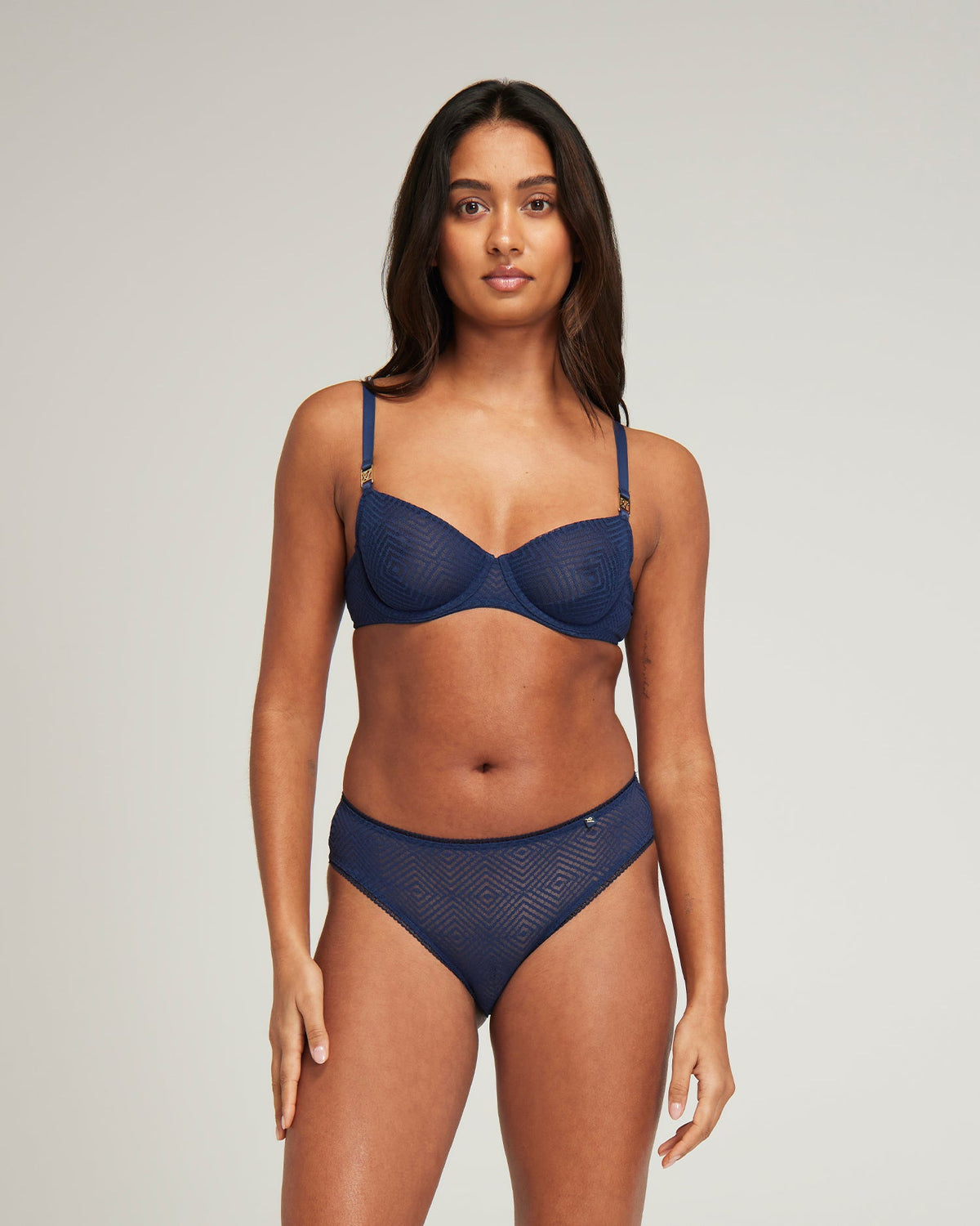 Lift Balcony Bra / Navy
