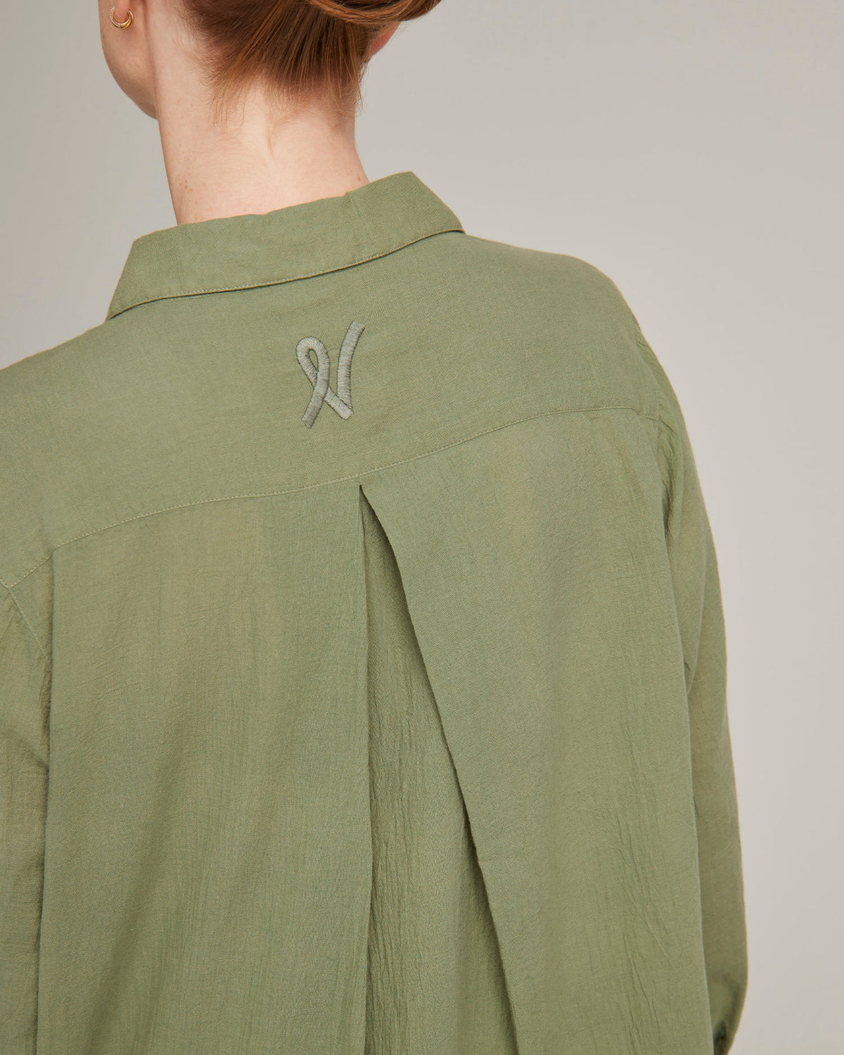 Camicia midi / Salvia