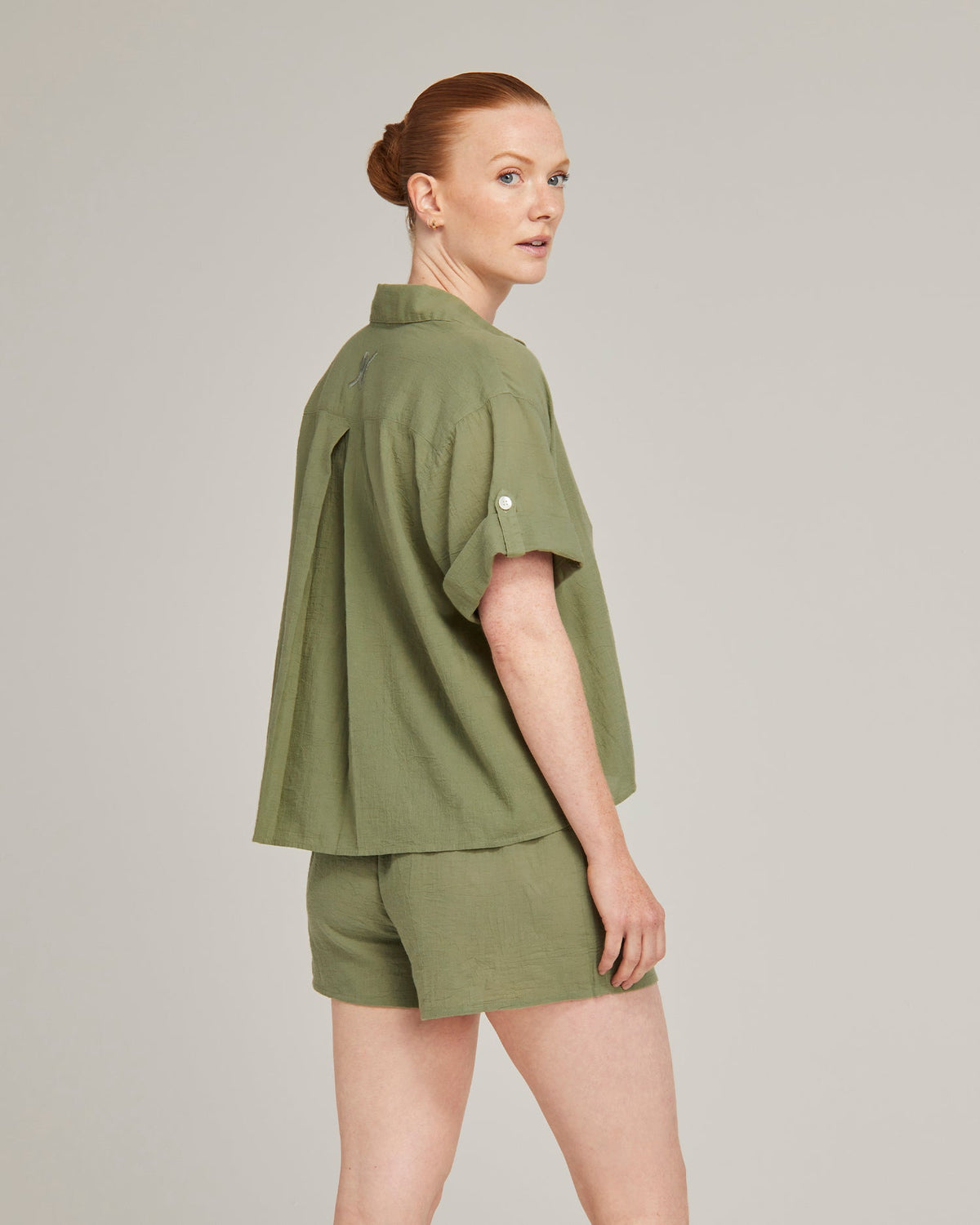 Short Sleeve Shirt / Sage