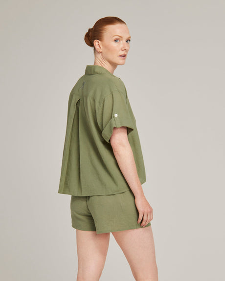 Short Sleeve Shirt / Sage