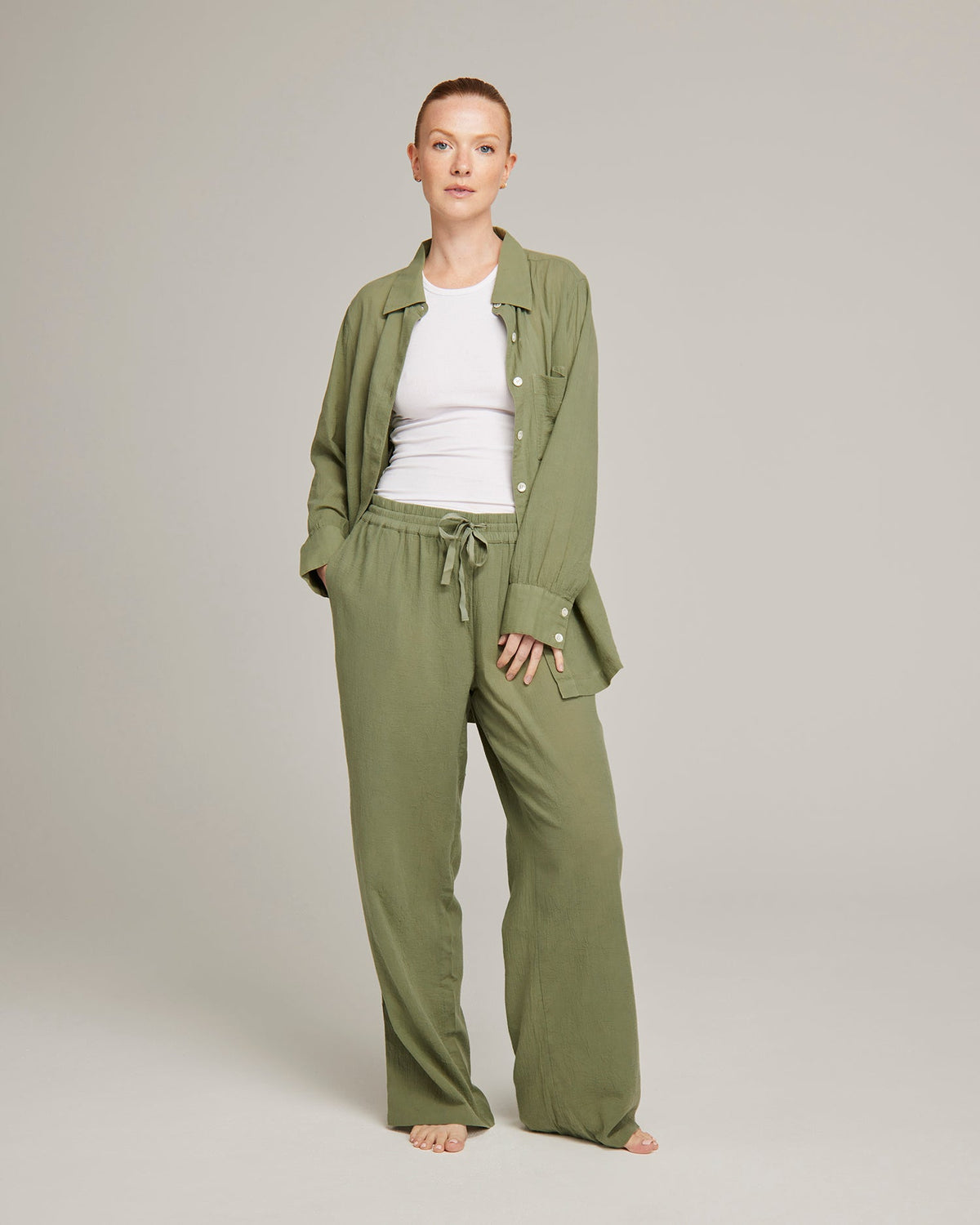 Classic Trouser / Sage