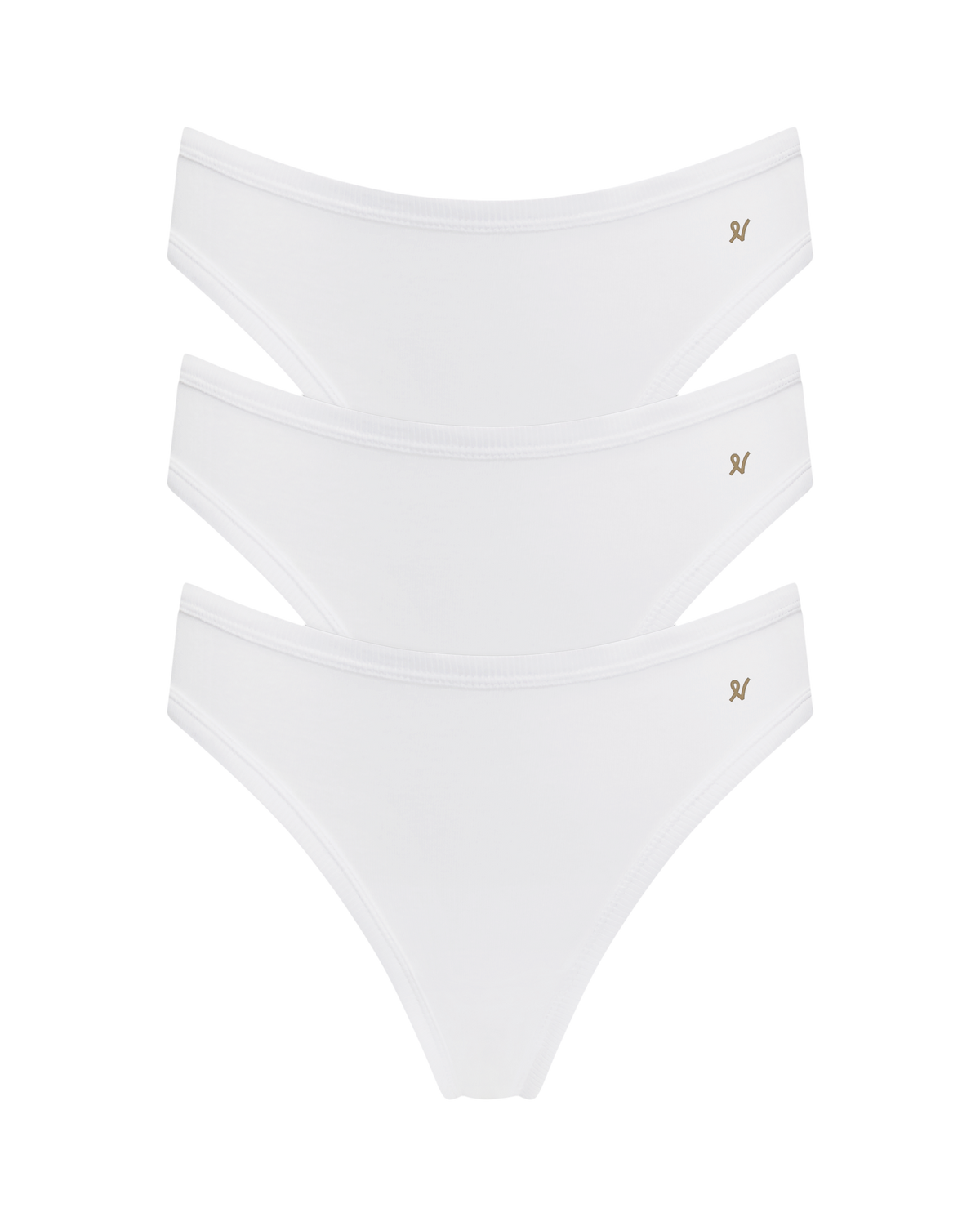 Mini Slip Confezione da 3 / Bianco