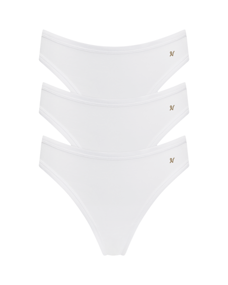 Mini Brief 3 Pack / White