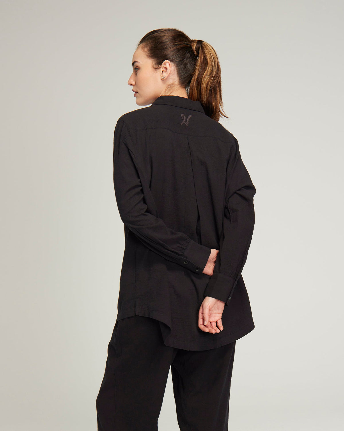 Chemise mi-longue / Noire