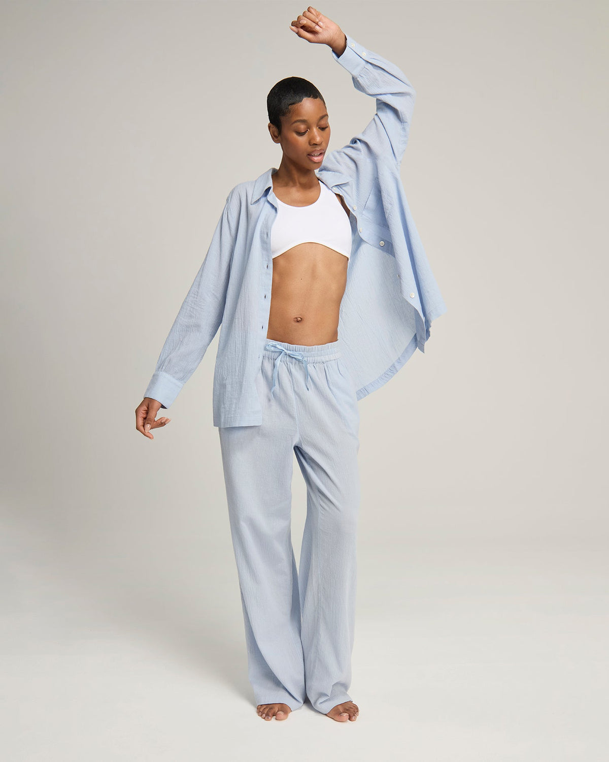 Midi Shirt / Blue