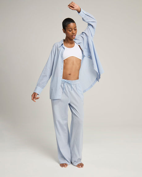 Midi Shirt / Blue