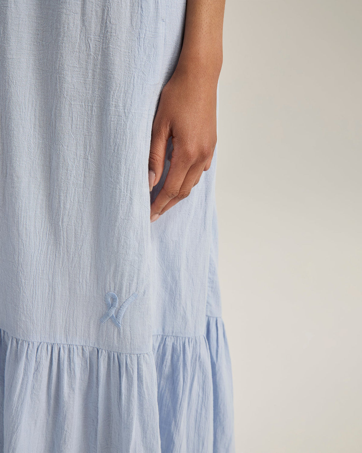 Trapeze Dress / Blue