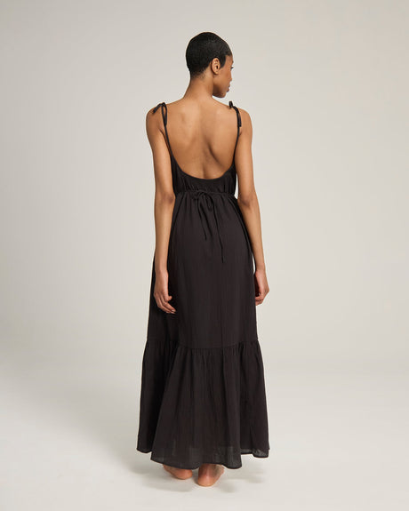 Abito a trapezio / Nero