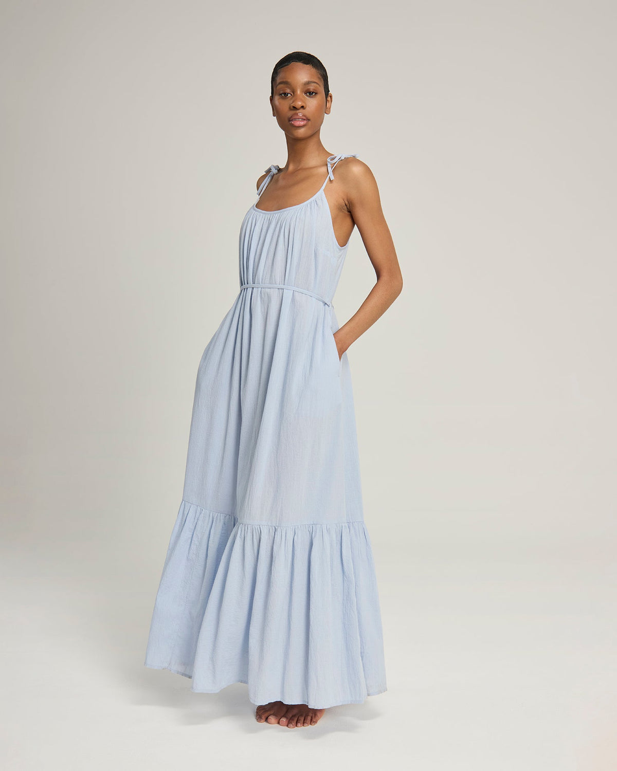 Trapeze Dress / Blue