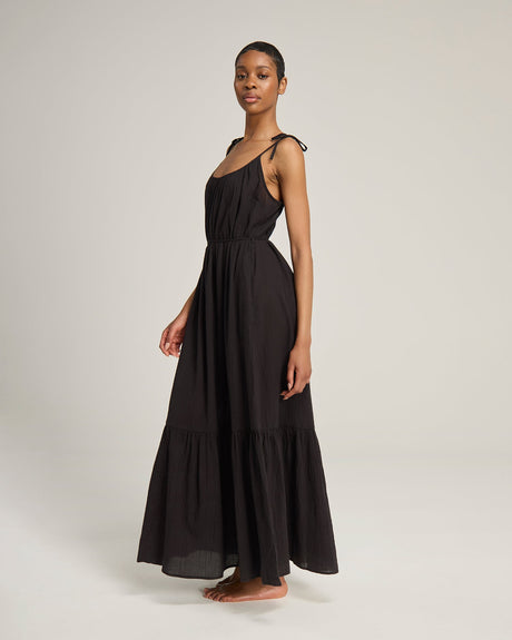Abito a trapezio / Nero