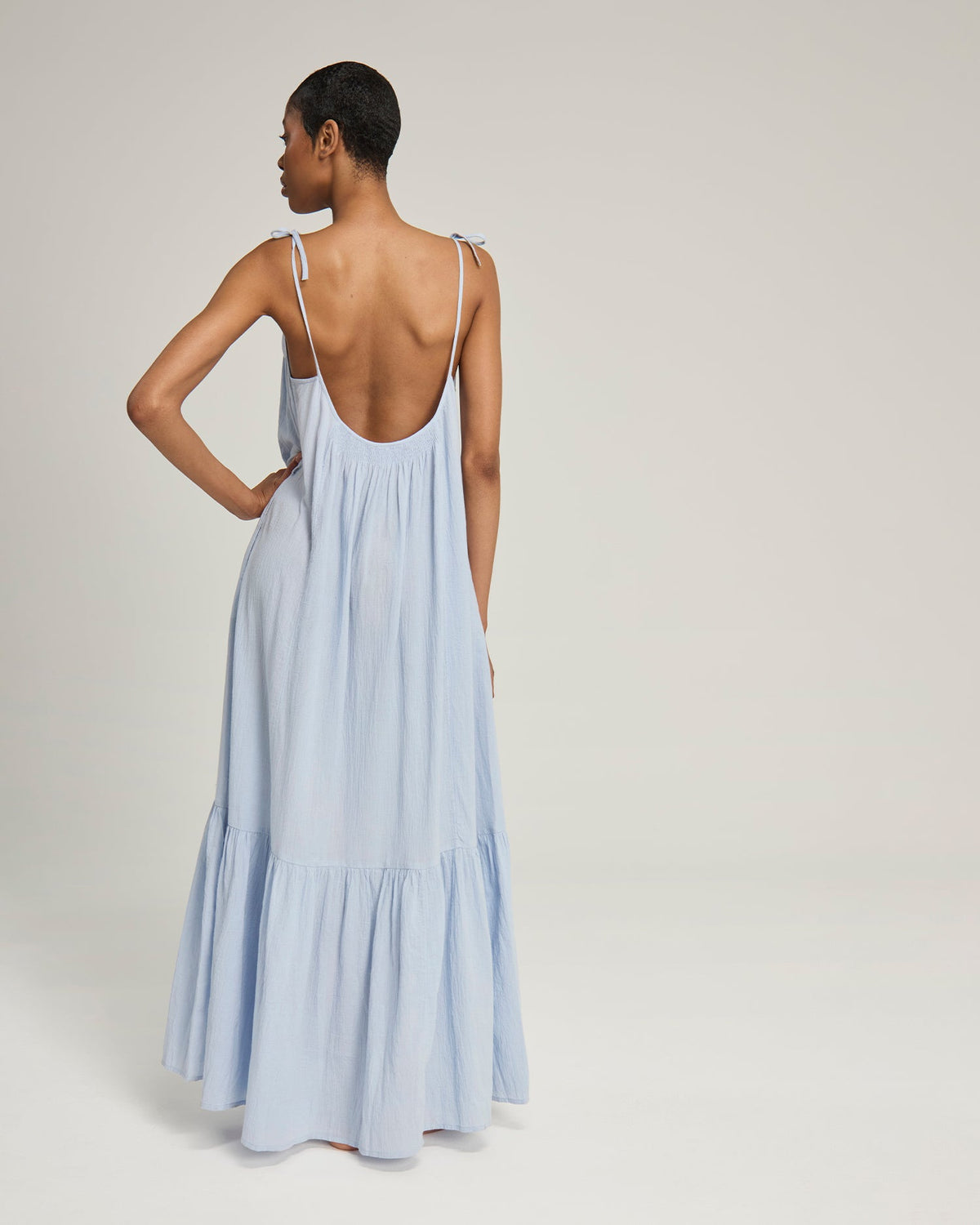 Trapeze Dress / Blue