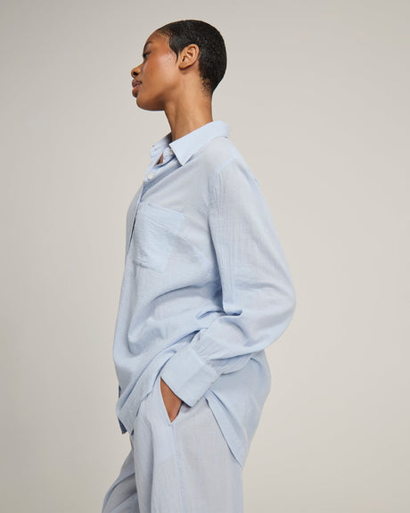 Midi Shirt / Blue
