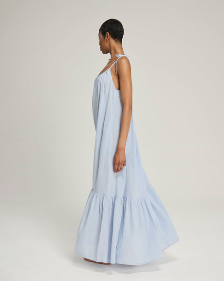 Abito a trapezio / Blu