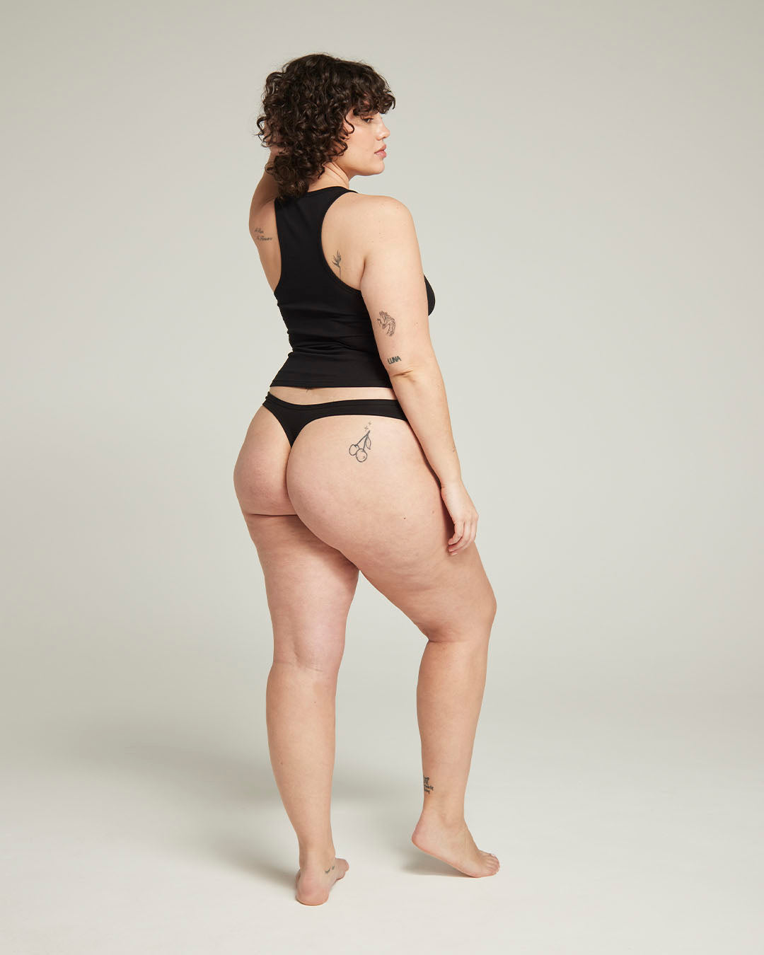 Dipped Thong 3 Pack / Black