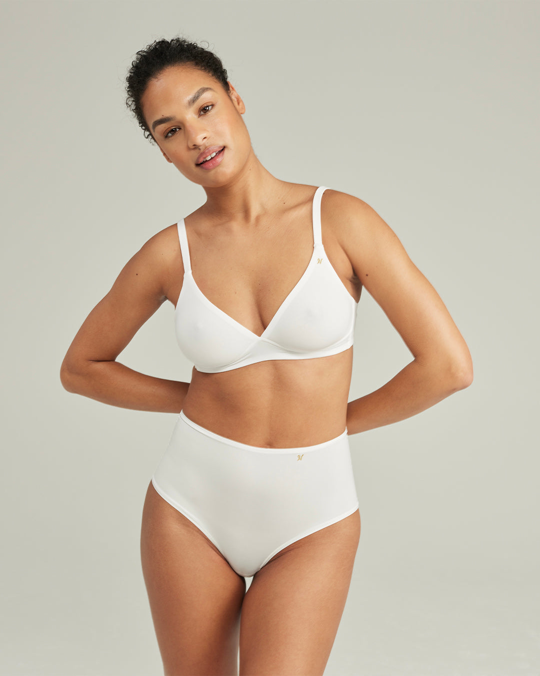 Reggiseno elastico Easy Bralette / Bianco