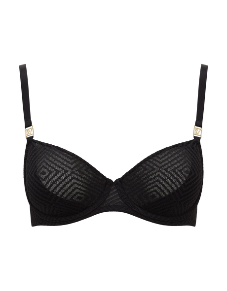 Lift Balcony Bra / Black