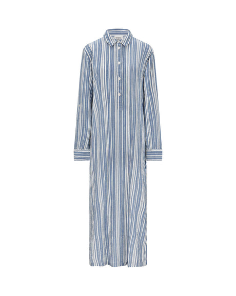 Maxi Shirt / Navy Stripe