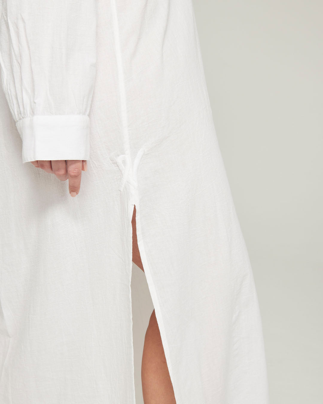 Maxi Shirt / White