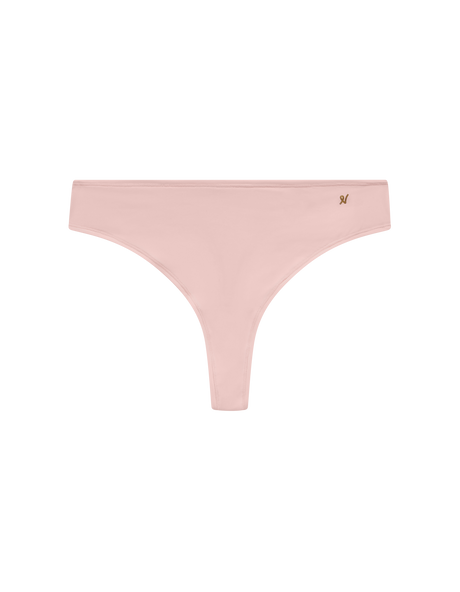 Stretch Dipped Thong / Pink