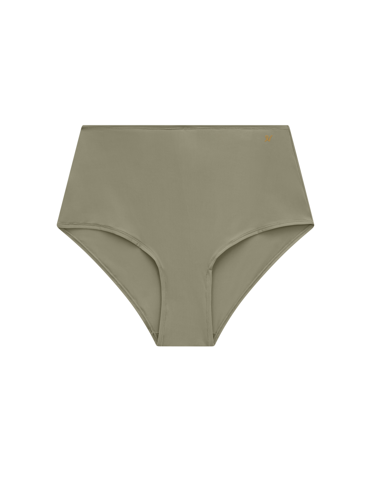 Stretch High Waisted Brief / Sage
