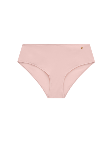 Culotte de bikini extensible / Rose