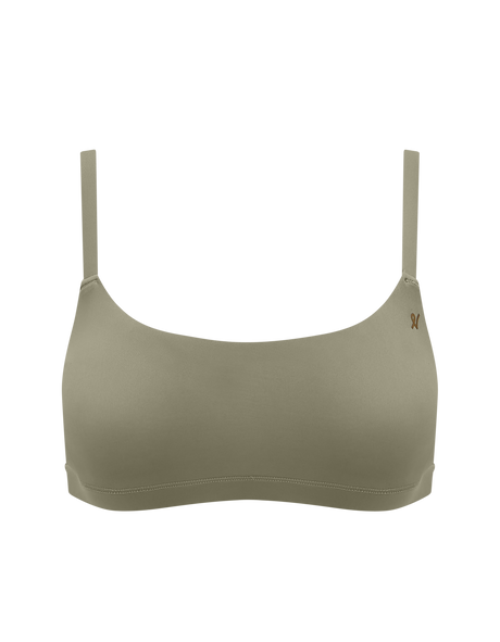 Soutien-gorge à col rond / Sauge