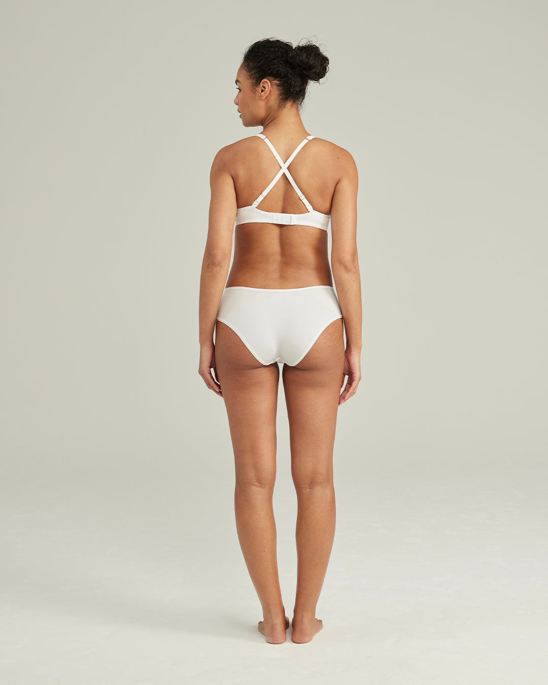 Stretch Bikini Brief / White
