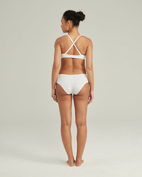 Stretch Bikini Brief / White