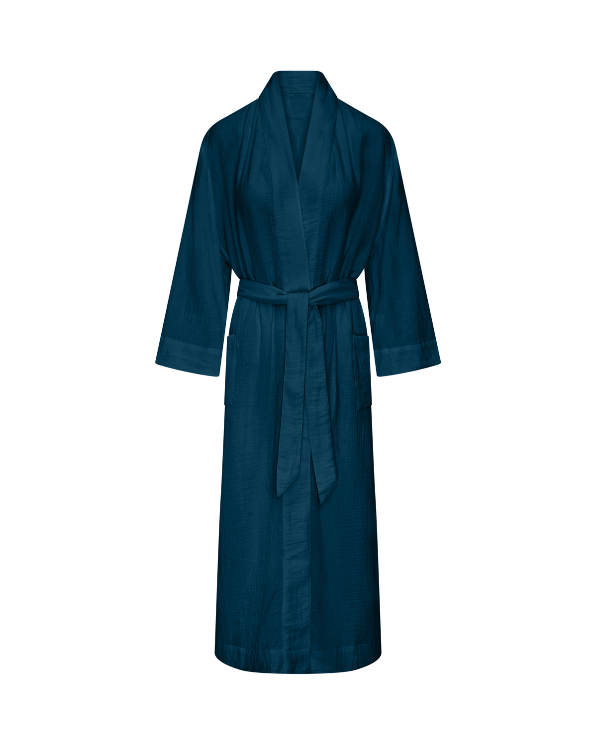 Vestaglia con cintura / Blu navy