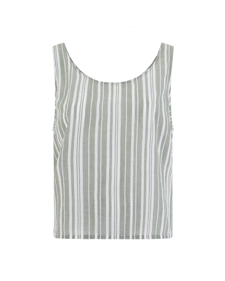 Tank / Sage Stripe