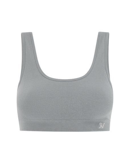 Crop Top 2 Pack / Grey & Pink