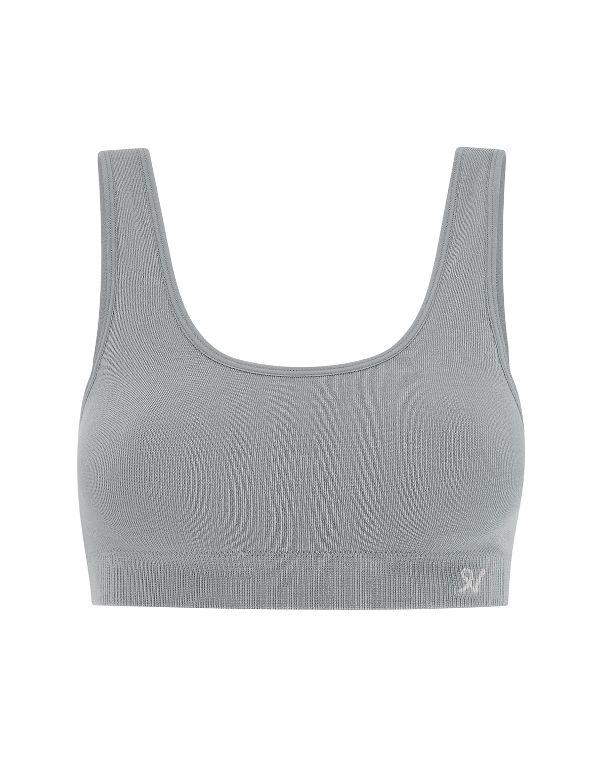 Lot de 2 crop tops / Blanc et gris