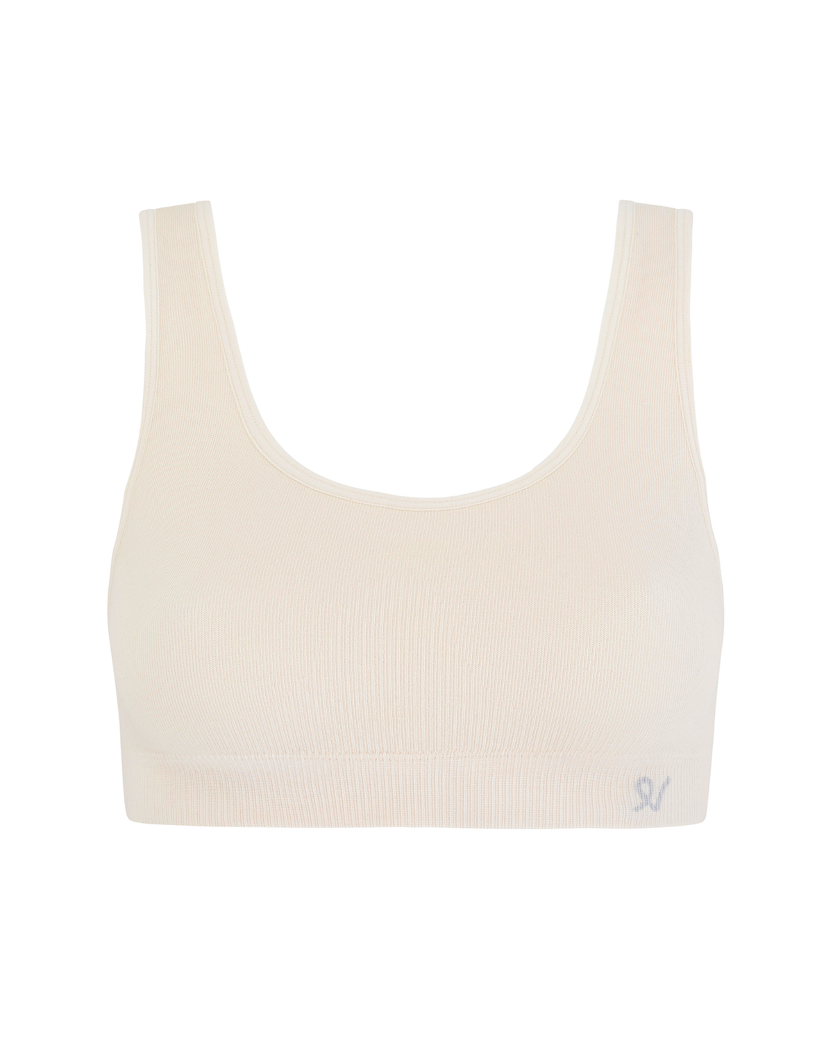 Seamless Crop Top / White