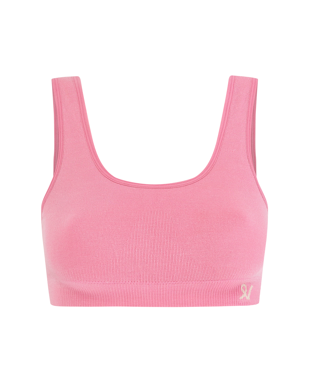 Crop Top 2 pezzi / Rosa e bianco
