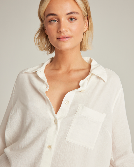 Midi Shirt / White