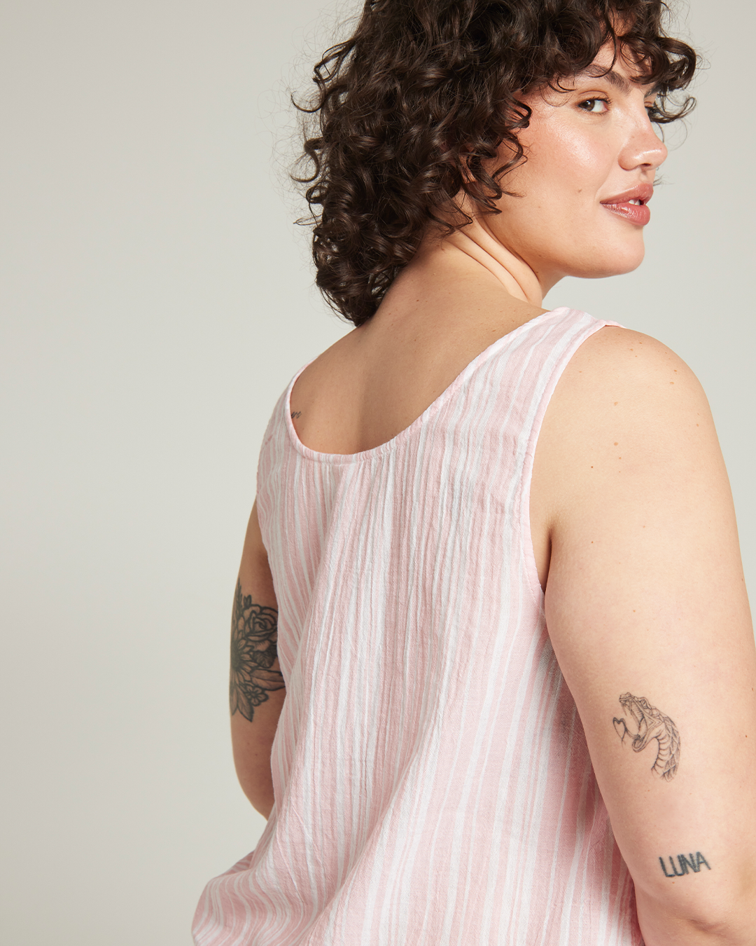 Tank / Pink Stripe