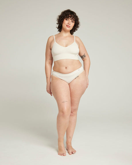 Slip a gamba alta / Bianco