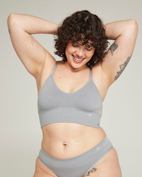 Reggiseno senza cuciture / Grigio